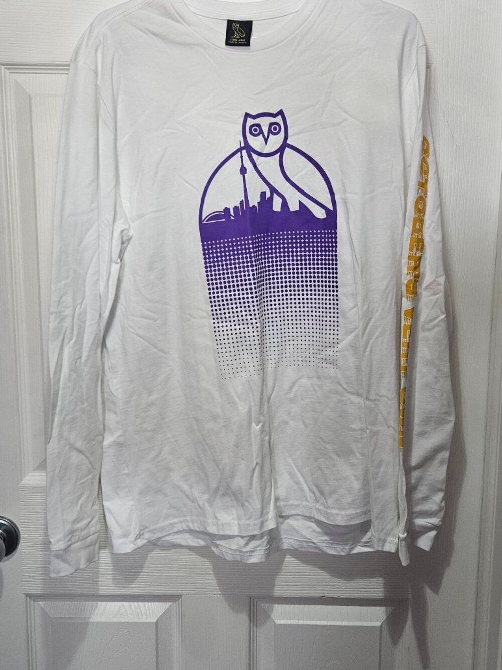 OVO Toronto Skyline Long Sleeve T-Shirt Extra Large